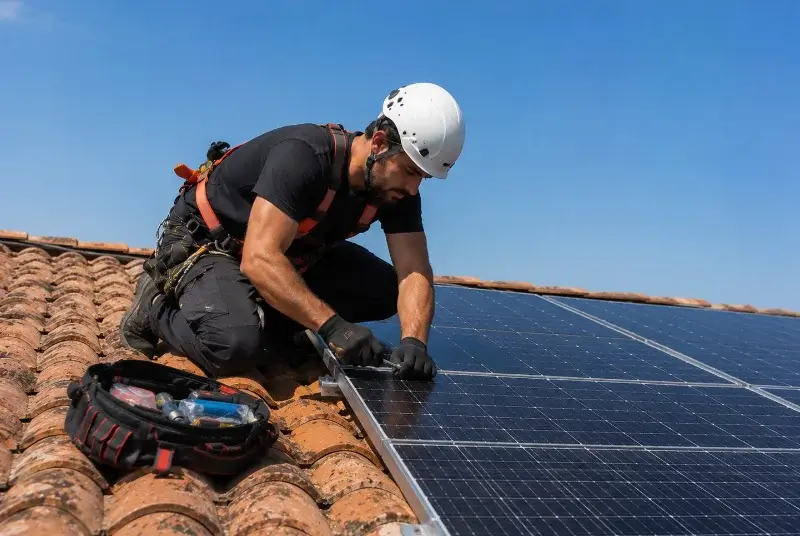 Maintenance et monitoring de panneaux solaires à Chéraute